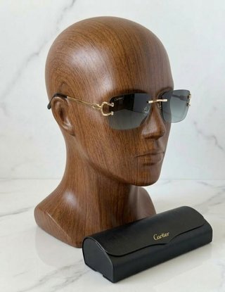 Cartier Signature C – Gafas de sol negro degradado