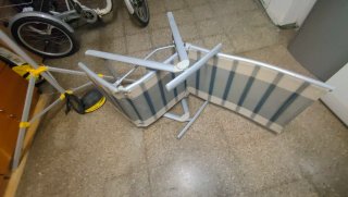 2 Sillas Tumbonas Plegables