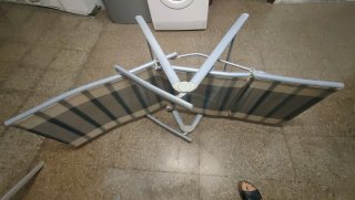 2 Sillas Tumbonas Plegables