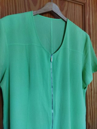 Vestido verde lima