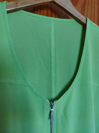 Vestido verde lima