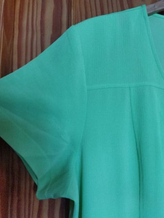 Vestido verde lima