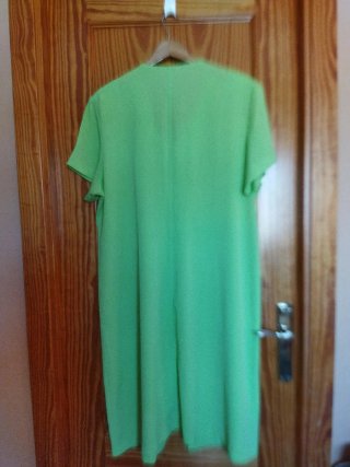Vestido verde lima