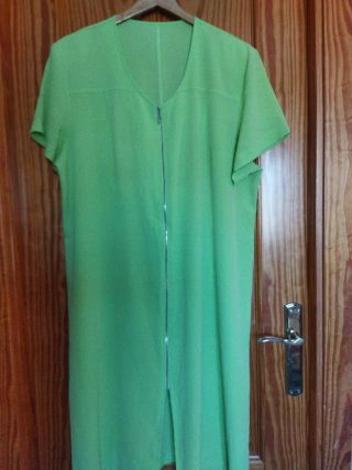 Vestido verde lima