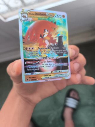Carta Pokémon VSTAR Hisuian Decidueye 084/189