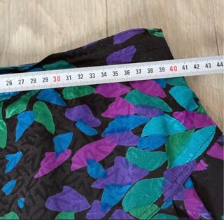 Falda larga vintage estampada