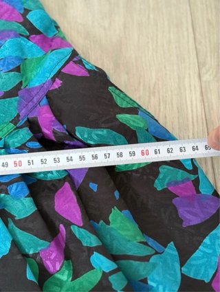 Falda larga vintage estampada