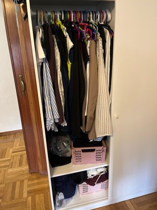 Armario blanco puertas correderas