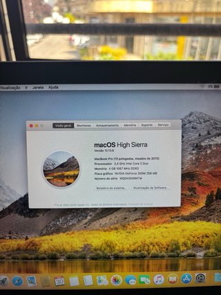MacBook Pro Mid 2010 128GB sem Caixa Grade C+