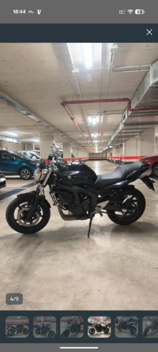 Yamaha FZ6 N S2 2007 Negra