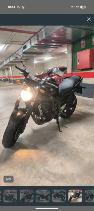 Yamaha FZ6 N S2 2007 Negra