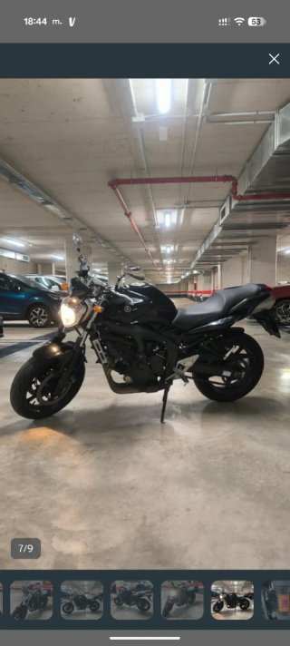 Yamaha FZ6 N S2 2007 Negra