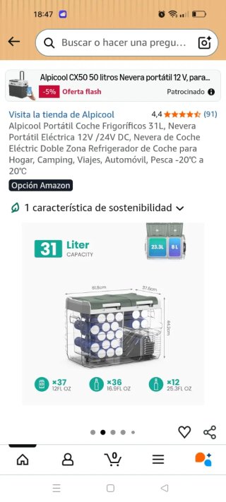Nevera y Congelador Alpicool