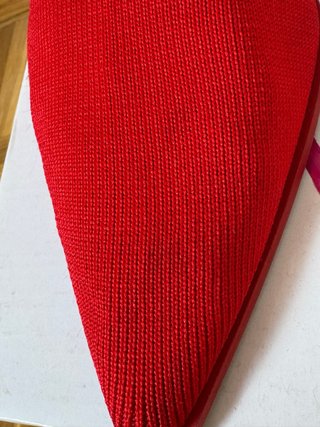 Botines calcetín de tela rojos