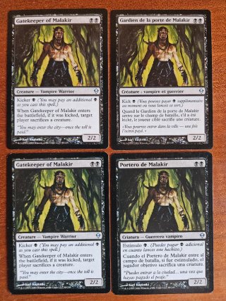 4x Portero de Malakir Magic TG
