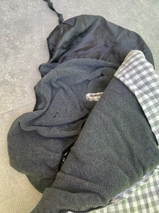 Saco Silla Paseo Walking Mum Cuadros Gris