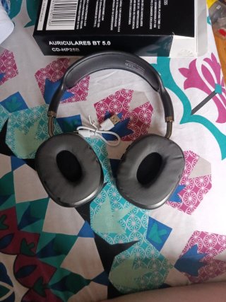 Auriculares Bluetooth 5.0 EURO LIFE Negros