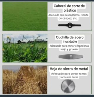Desbrozadora Eléctrica Recargable (2 Baterías)