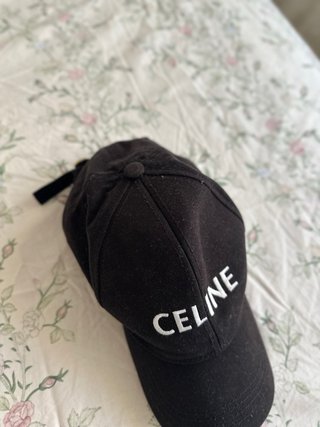 Gorra Celine Paris Negra