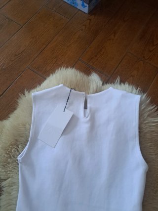 Vestido Zara Blanco Estrenar con Etiqueta