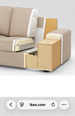 Sofá KIVIK IKEA Gris