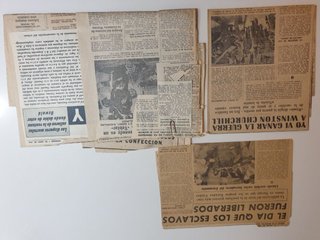 Recortes de periodicos anos 1963-1976 más de 200