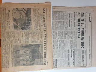 Recortes de periodicos anos 1963-1976 más de 200