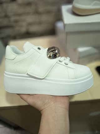 Sneakers donna zeppa plateau casual