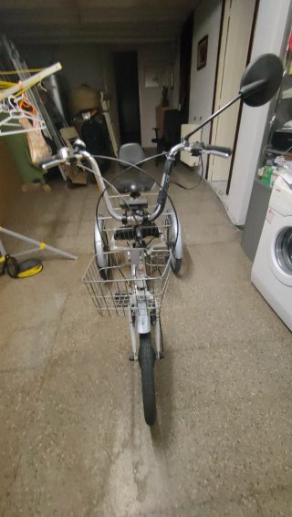Triciclo Eléctrico Monty Blanco