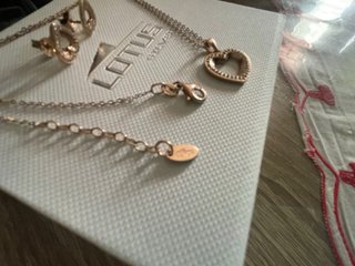 Lotus Silver Conjunto Corazón Plata 925