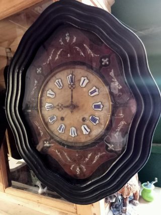 3 MUY ANTIGUOS SOBRE 1860 RELOJES CARTEL BUEN ESTA