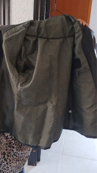 Chaqueta Piel y Ante Mujer Talla 38