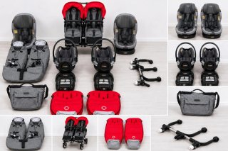 Bugaboo Donkey 3 Twin Gemelar+Sillas coche isofix