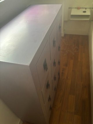 Mueble auxiliar de madera estilo oriental 12 caj
