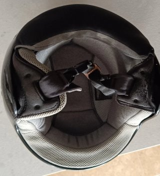 Casco Moto Batman Negro Talla L