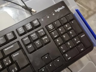 Teclado Logitech K120 Negro USB