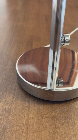 Lámpara de mesa Ikea Stockholm 2017 Cromada