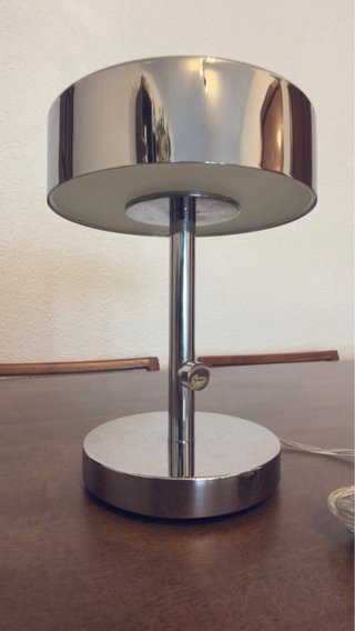 Lámpara de mesa Ikea Stockholm 2017 Cromada
