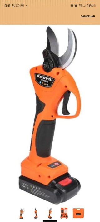 Tijeras de podar eléctricas Anova TPB3003