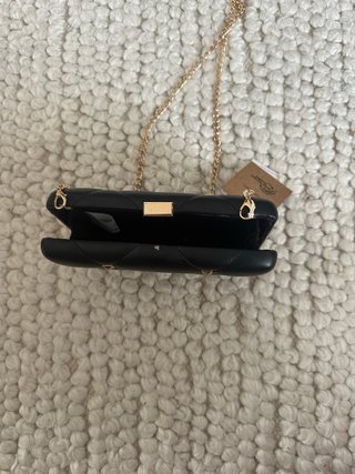 Bolso de mano BALABOSTE negro cadena dorada