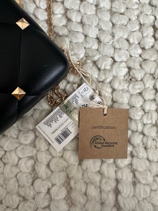 Bolso de mano BALABOSTE negro cadena dorada