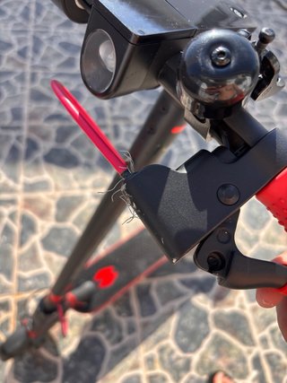 Patinete Eléctrico Xiaomi Negro/Rojo