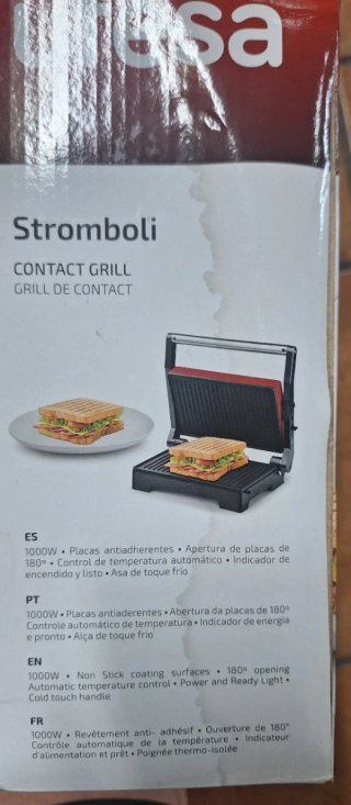 Plancha Ufesa Stromboli Roja