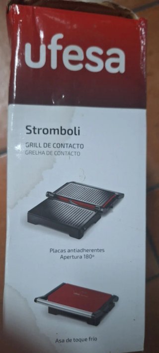 Plancha Ufesa Stromboli Roja