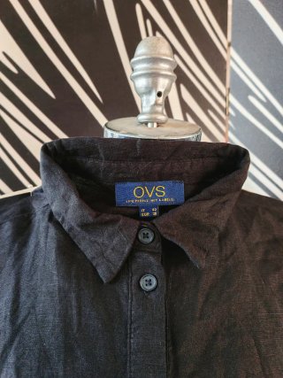 Tuta corta OVS in lino nera taglia S