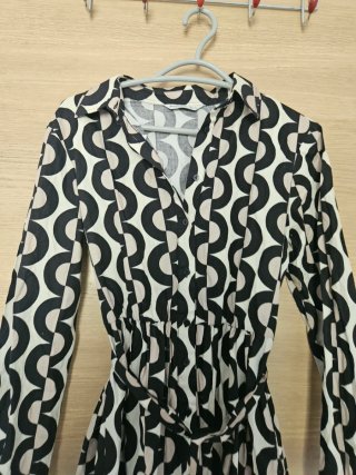 Vestido estampado Stradivarius