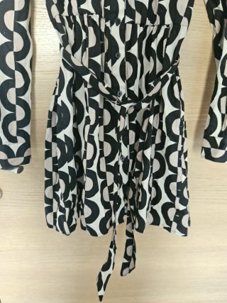 Vestido estampado Stradivarius