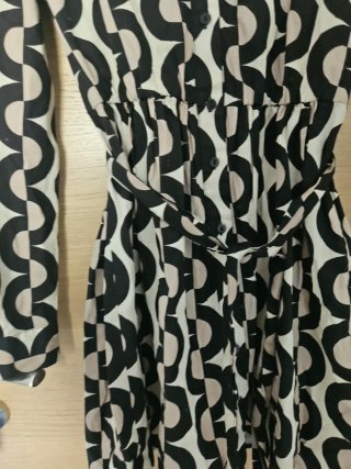 Vestido estampado Stradivarius
