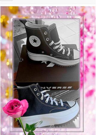 Zapatillas Converse Negras y Blancas