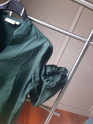 Blusa VILA verde mujer